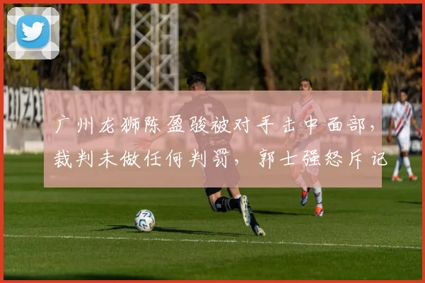 广州龙狮陈盈骏被对手击中面部,裁判未做任何判罚,郭士强怒斥记录台